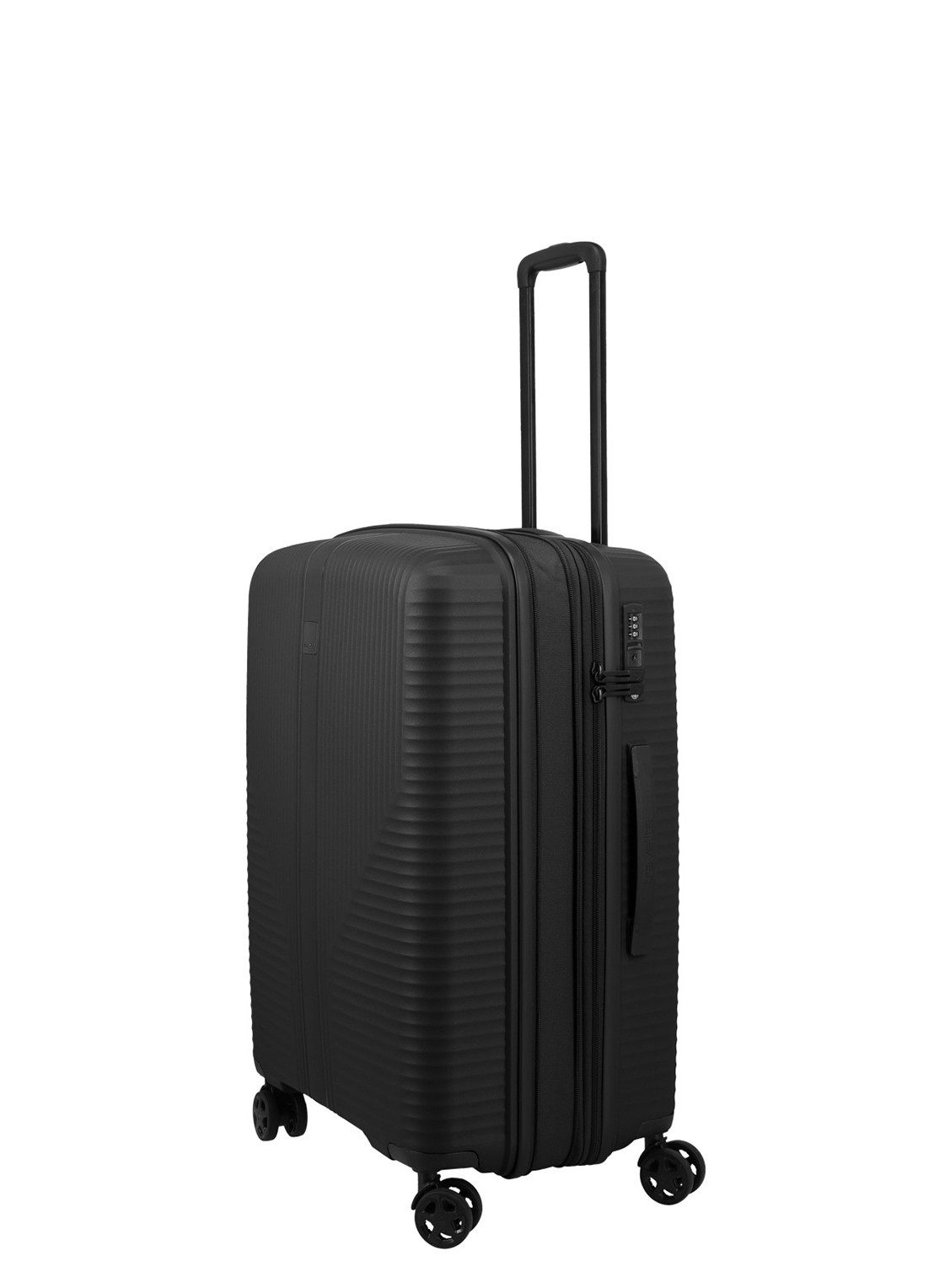 Travelite Air Stripe vergrootbare spinner 66 cm - detail 4 zwart