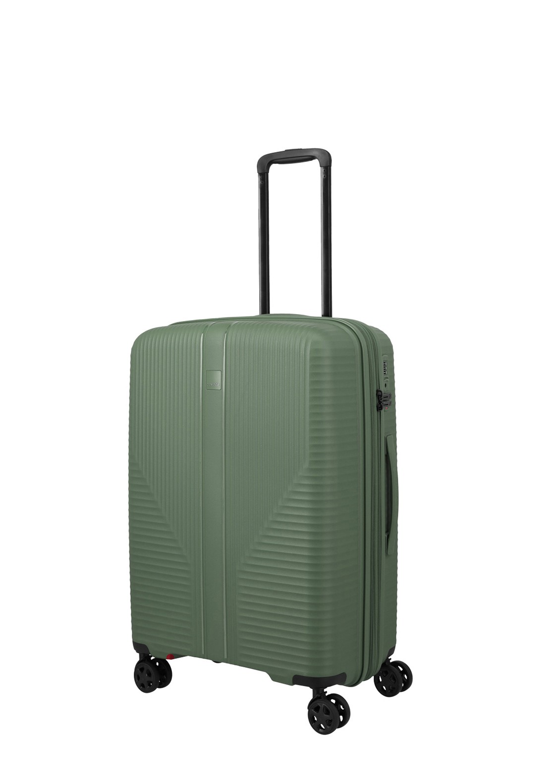 Travelite Air Stripe vergrootbare spinner 66 cm - detail 2 groen