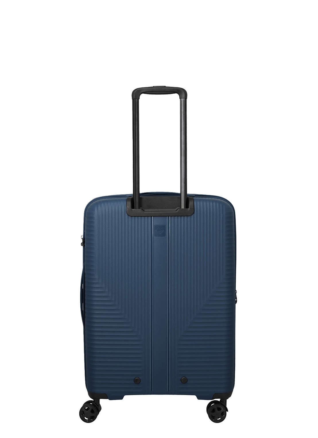 Travelite Air Stripe vergrootbare spinner 66 cm - achterkant donkerblauw