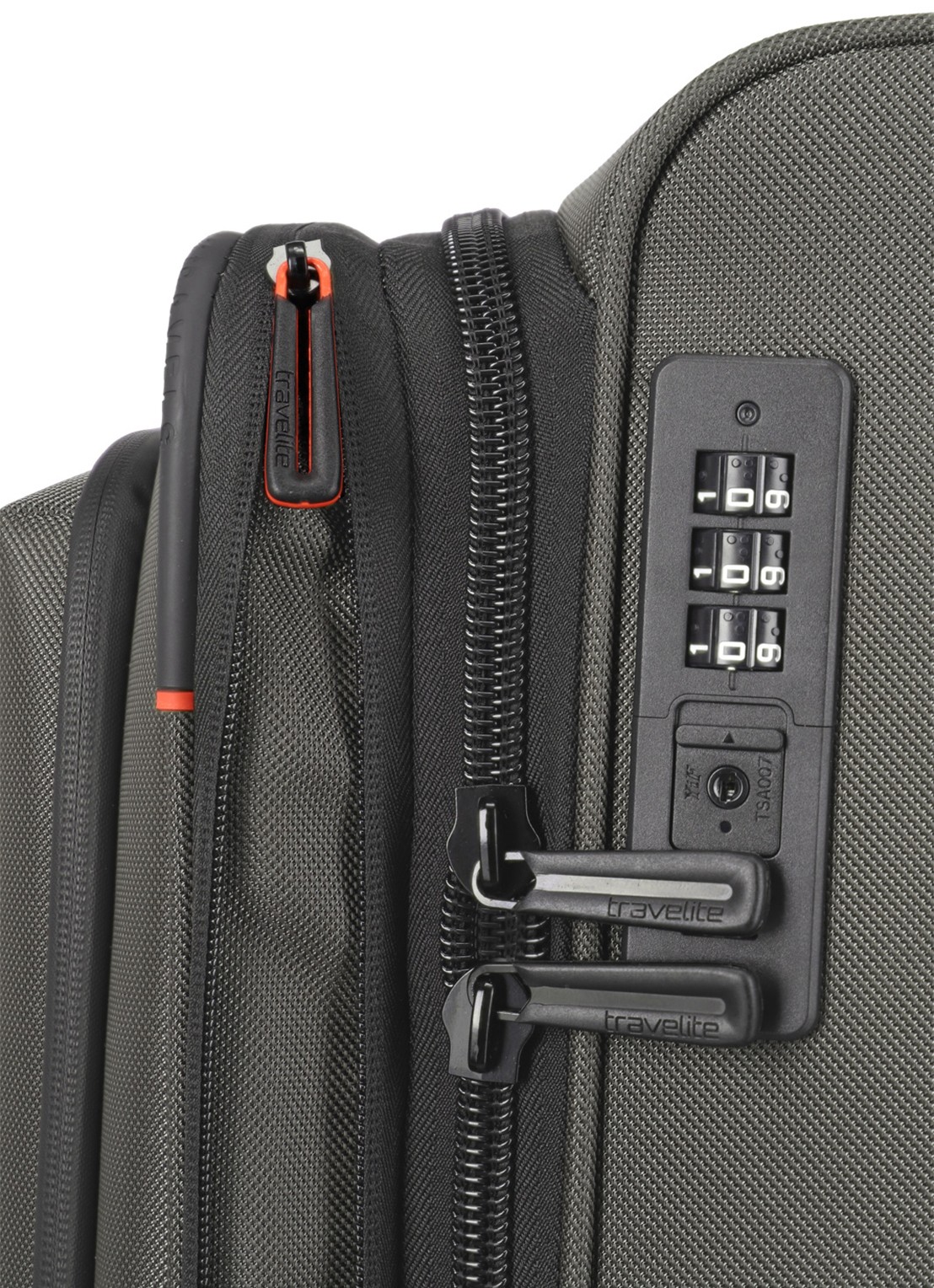 Travelite Crosslite 5.0 M vergrootbare spinner 66 cm - detail 4 olijfgroen