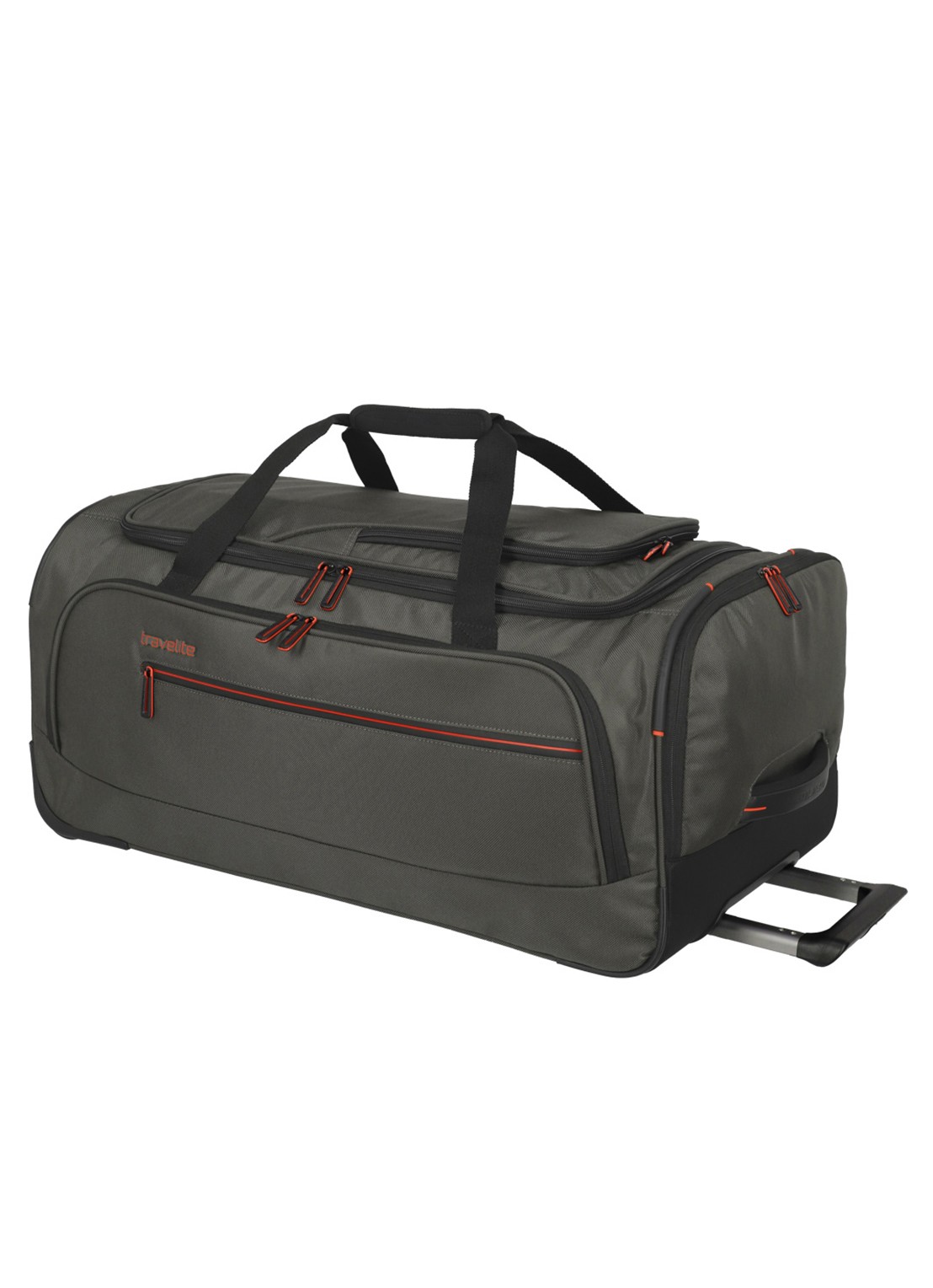 Travelite Crosslite M weekendtas  - voorkant olijfgroen