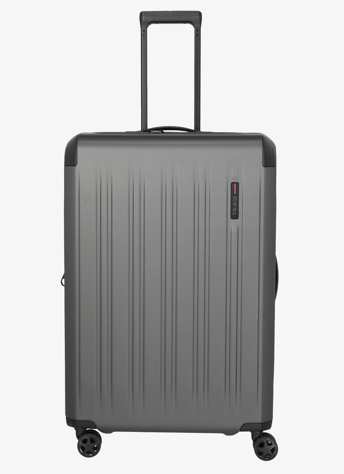 Travelite Dynamiic L vergrootbare spinner 76 cm - voorkant grijs