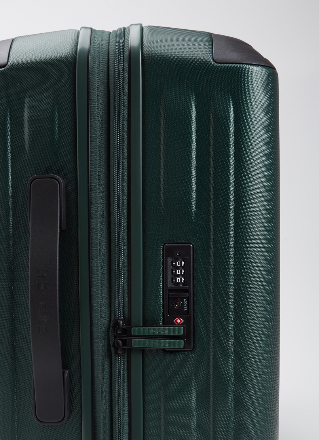 Travelite Dynamiic L vergrootbare spinner 76 cm - detail 2 groen