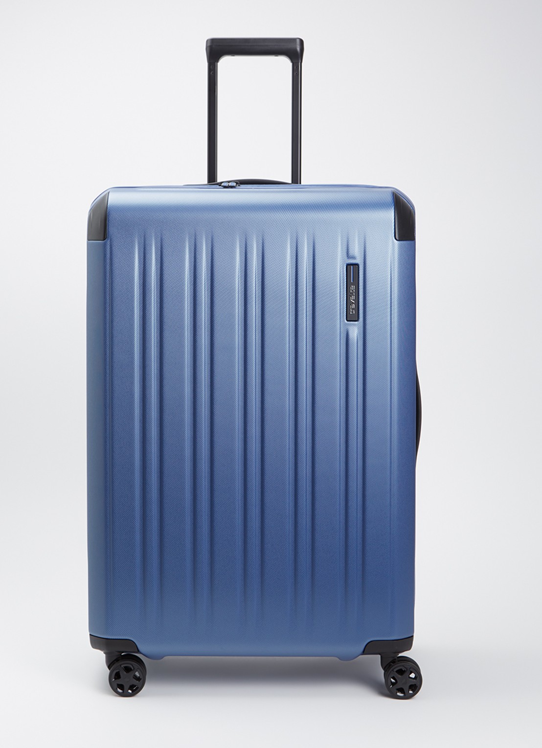 Travelite Dynamiic L vergrootbare spinner 76 cm - voorkant 3 donkerblauw