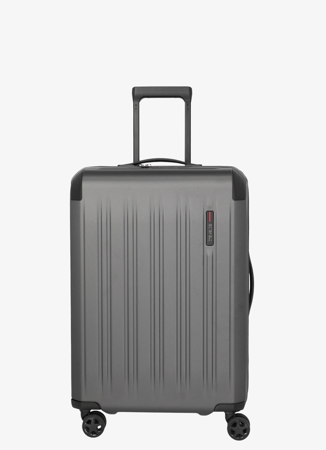 Travelite Dynamiic M vergrootbare spinner 66 cm - voorkant 2 grijs