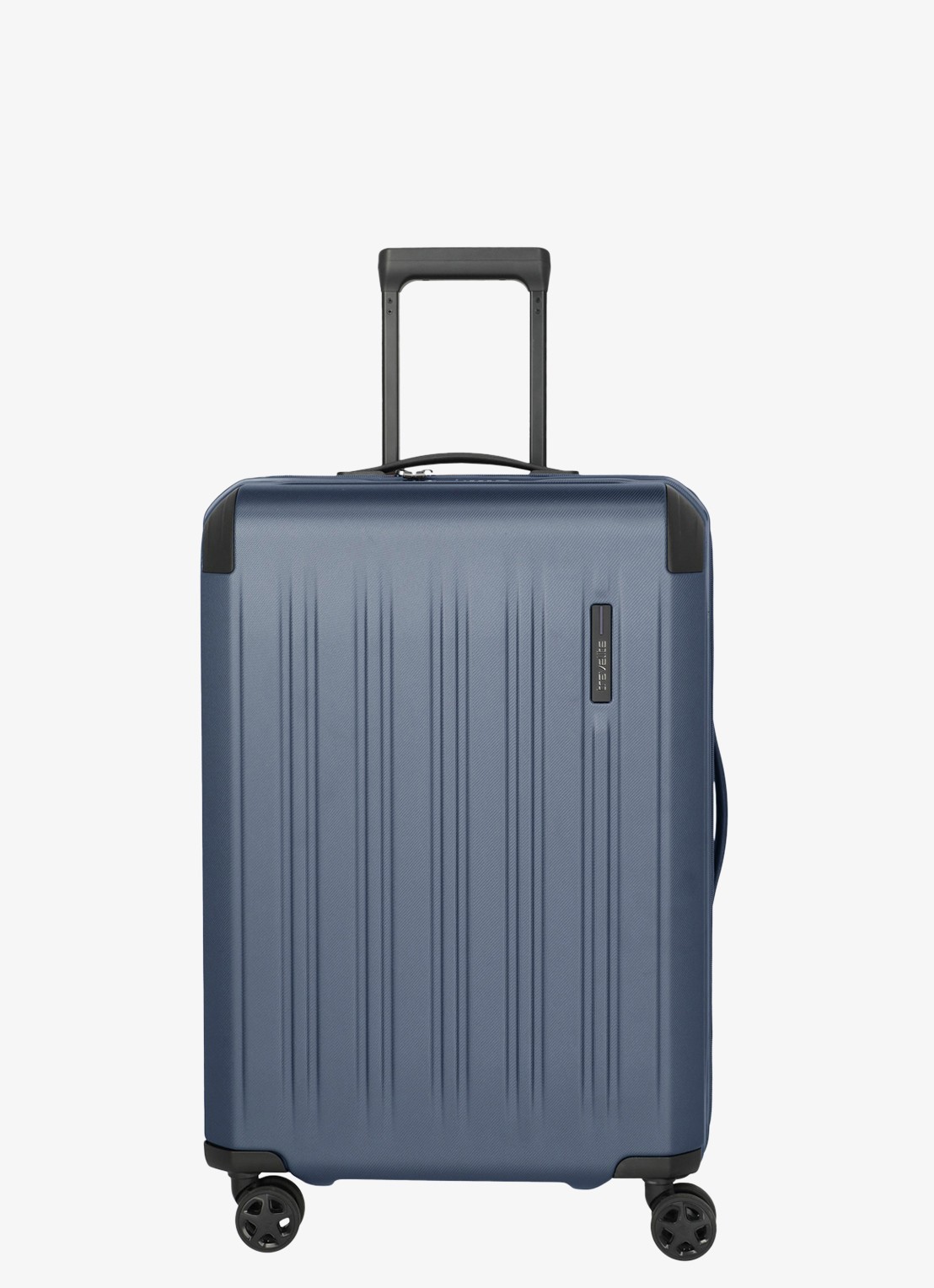 Travelite Dynamiic M vergrootbare spinner 66 cm - voorkant 2 donkerblauw