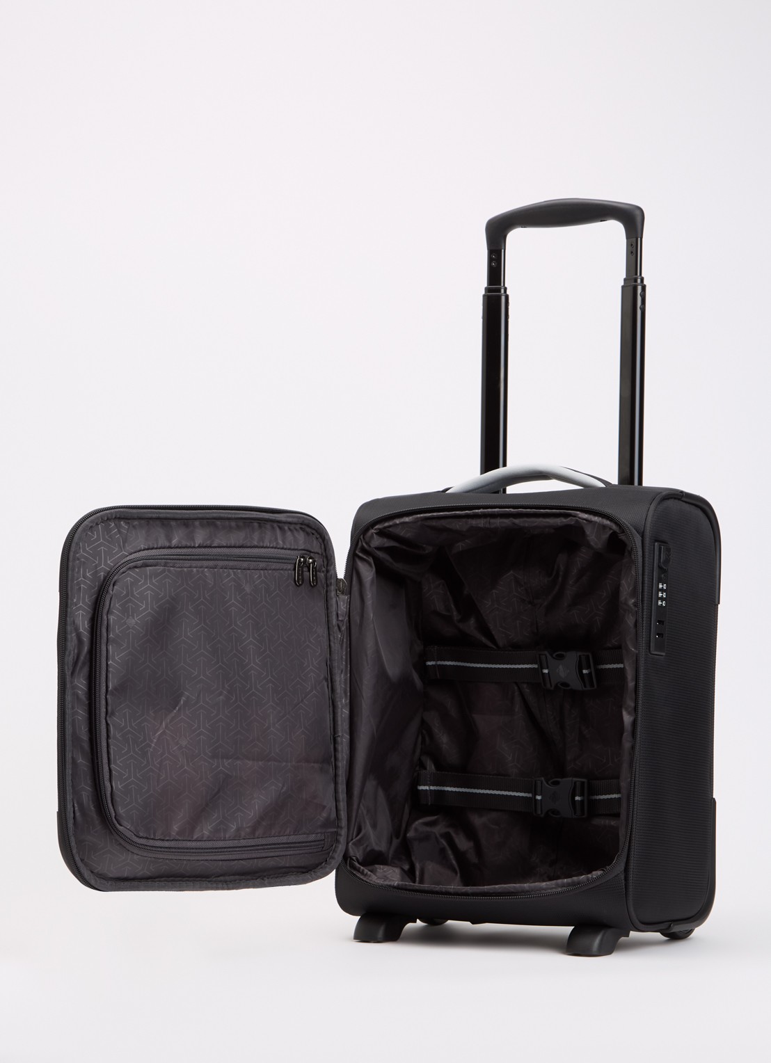 Travelite Jetpack Easy 2 Cabin trolley 40 cm - voorkant 8 zwart