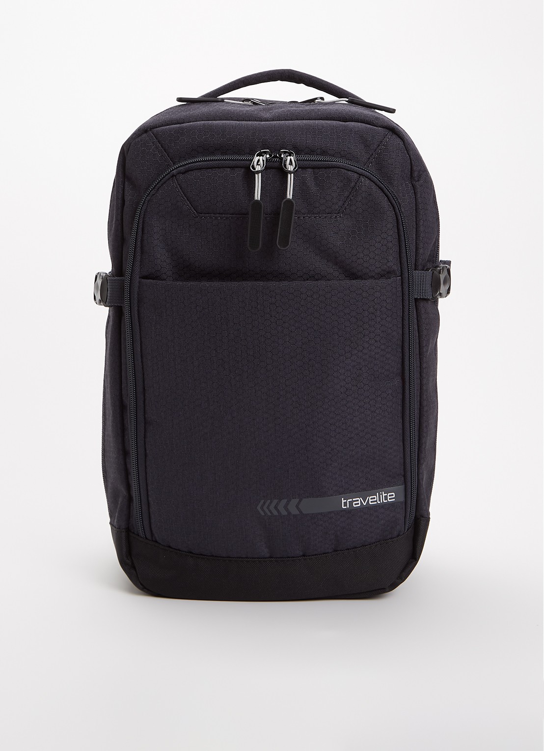 Travelite Kick Off rugzak met 13-inch laptopvak - voorkant antraciet