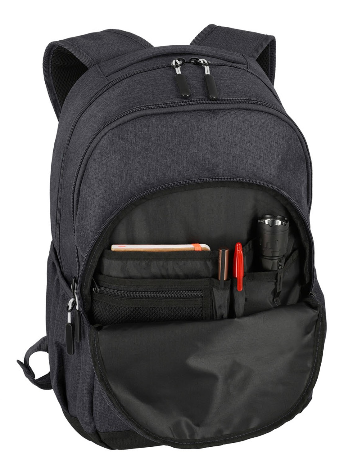 Travelite Kick Off rugzak met 15 inch laptopvak - detail 3 donkerblauw