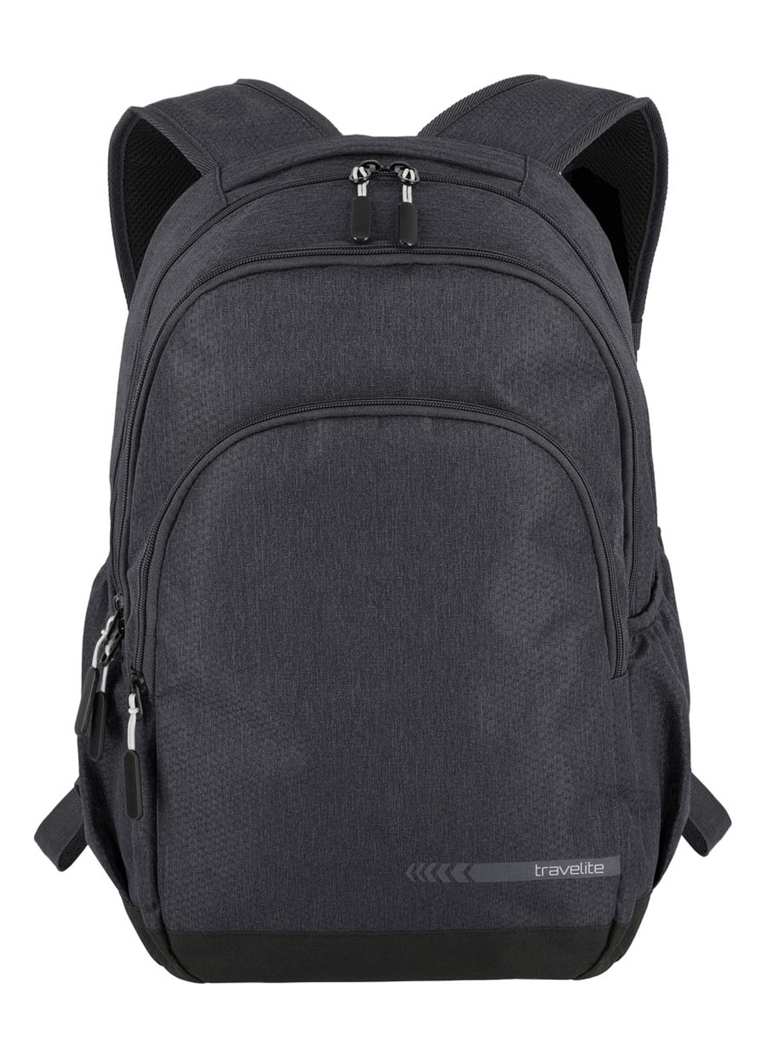 Travelite Kick Off rugzak met 15 inch laptopvak - voorkant 5 donkerblauw