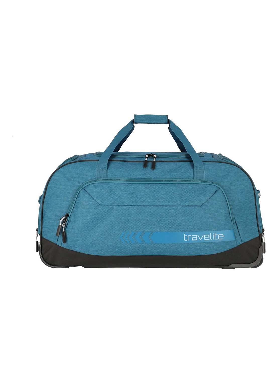 Travelite Kick Off trolley 77 cm - voorkant petrol