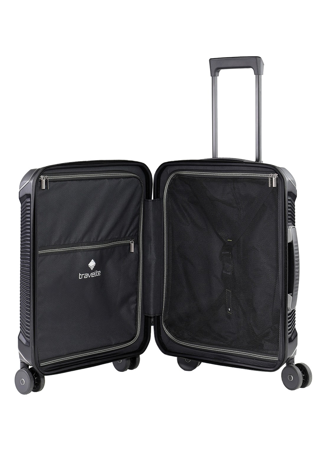 Travelite Millennium spinner 55 cm - detail 3 zwart