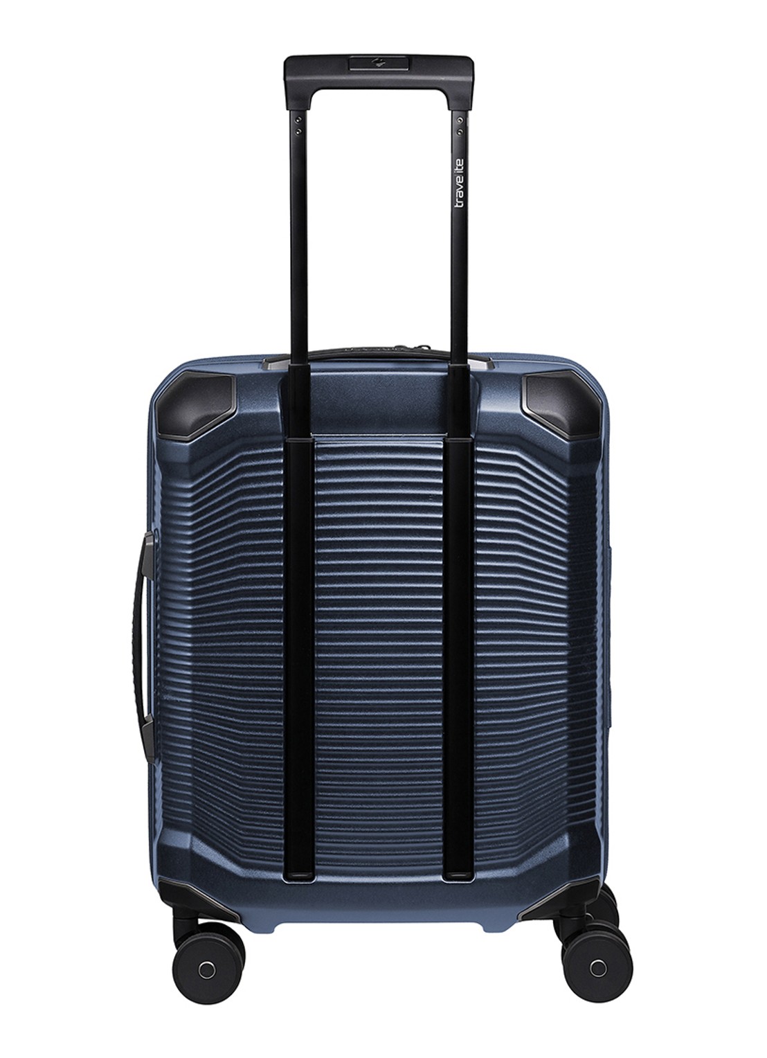 Travelite Millennium spinner 55 cm - achterkant donkerblauw