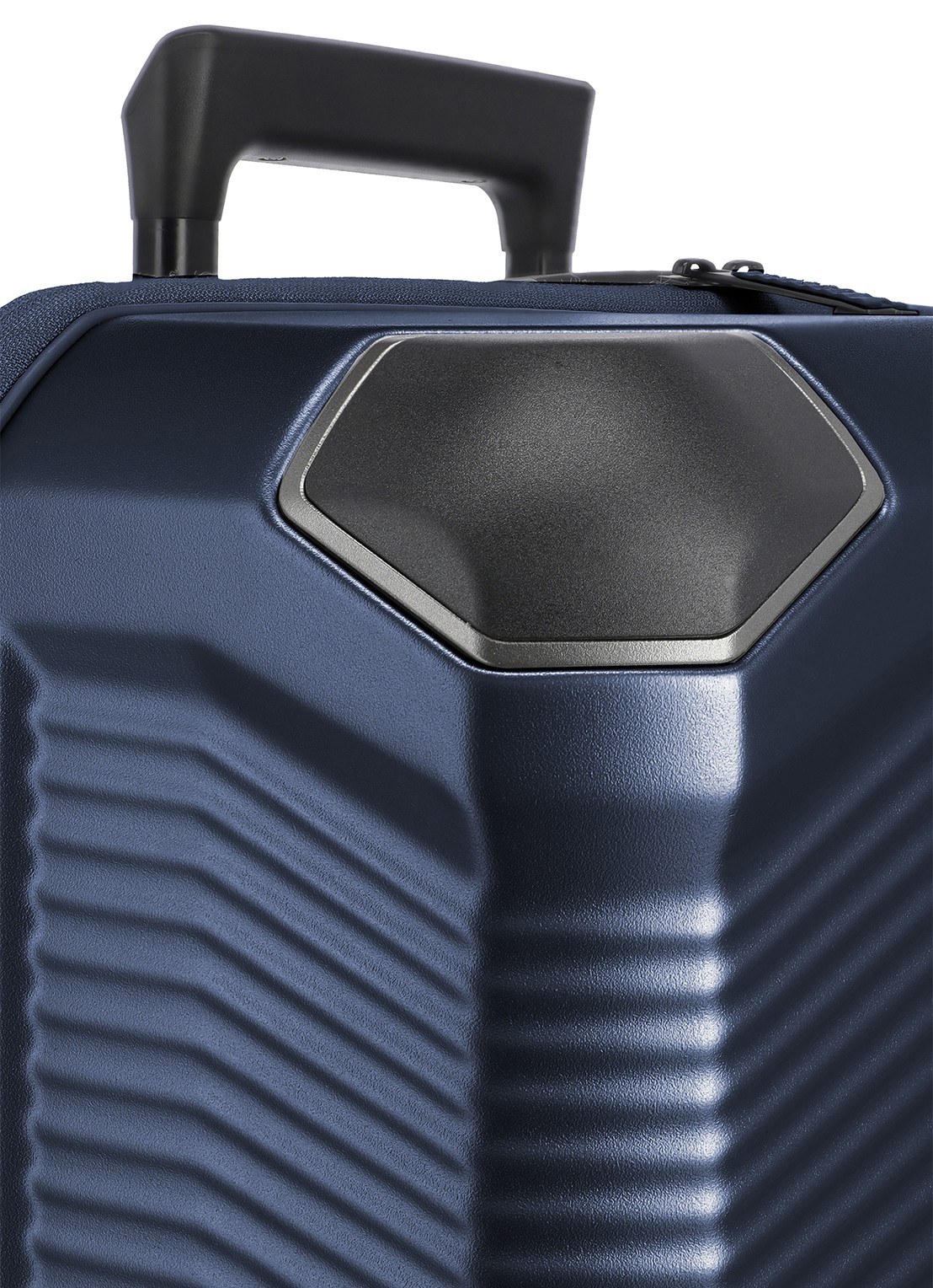 Travelite Millennium spinner 67 cm - voorkant 2 donkerblauw