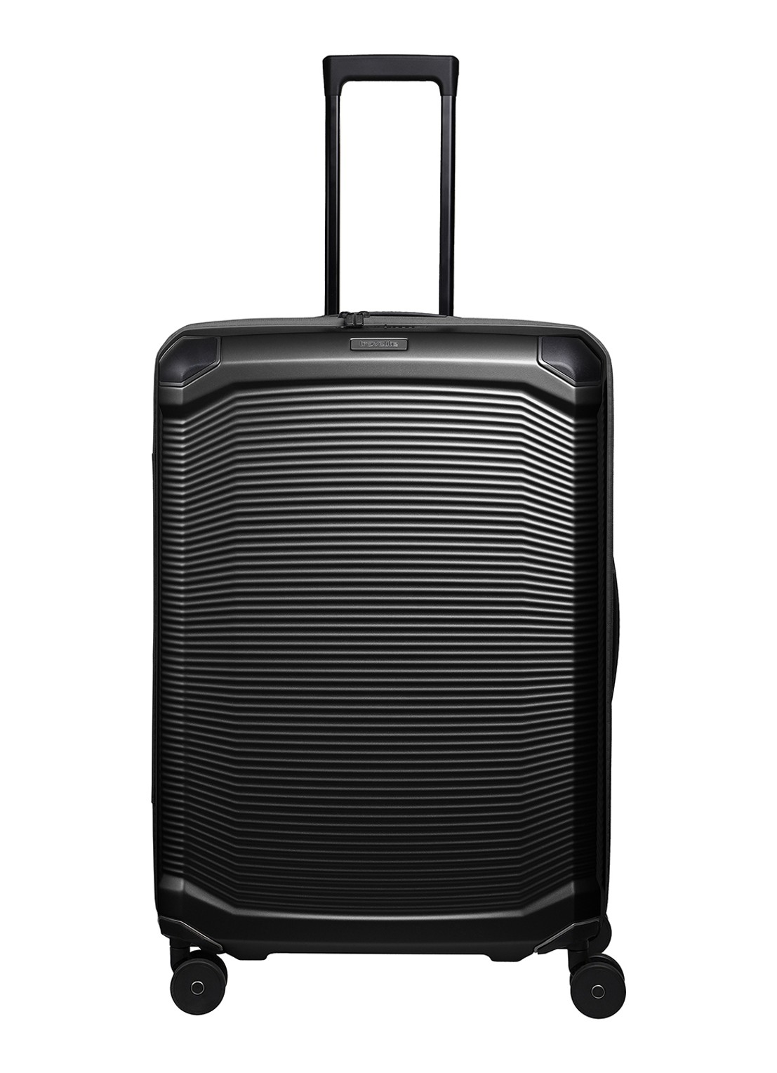 Travelite Millennium spinner 76 cm - voorkant 6 zwart