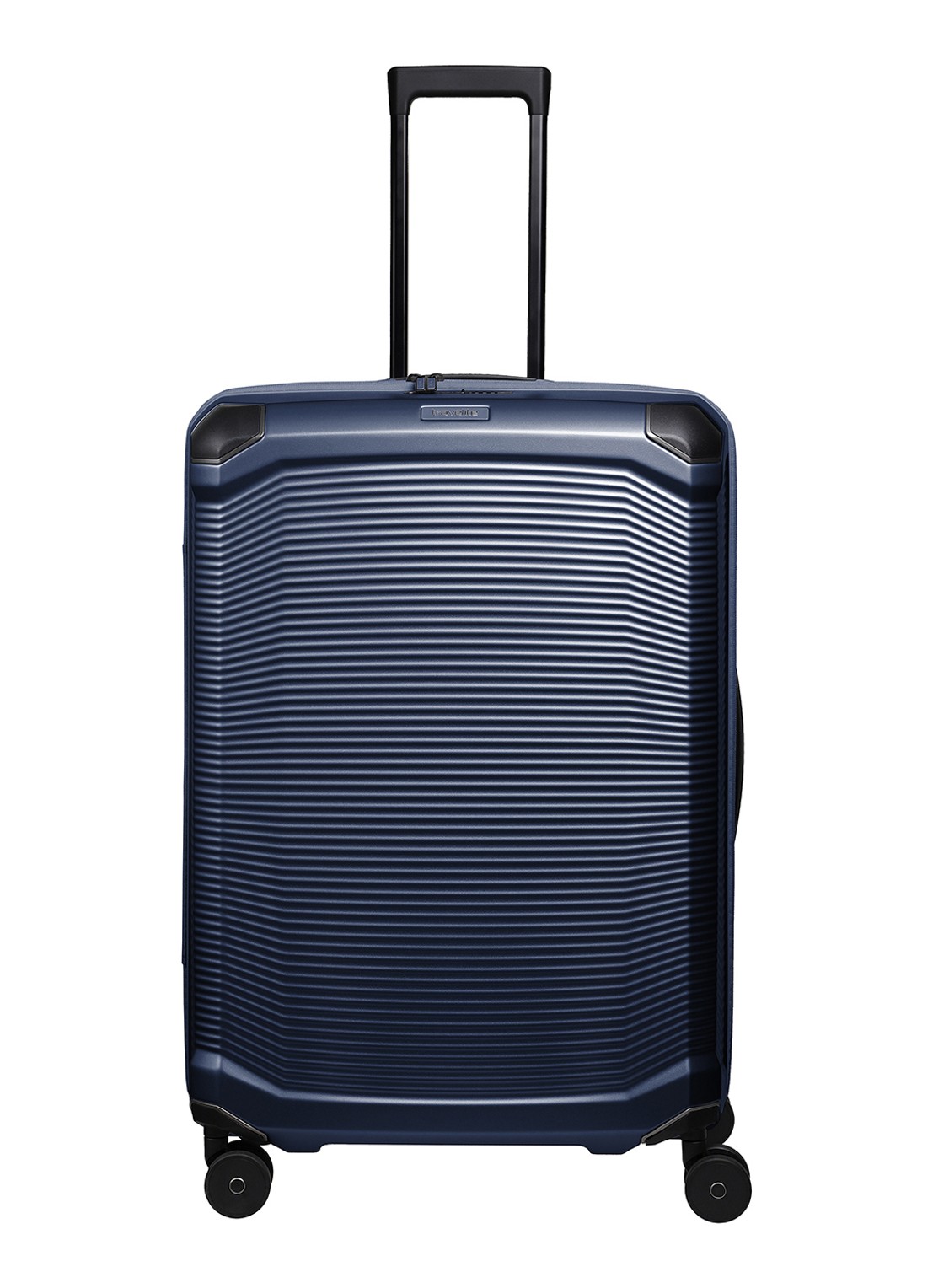 Travelite Millennium spinner 76 cm - voorkant donkerblauw