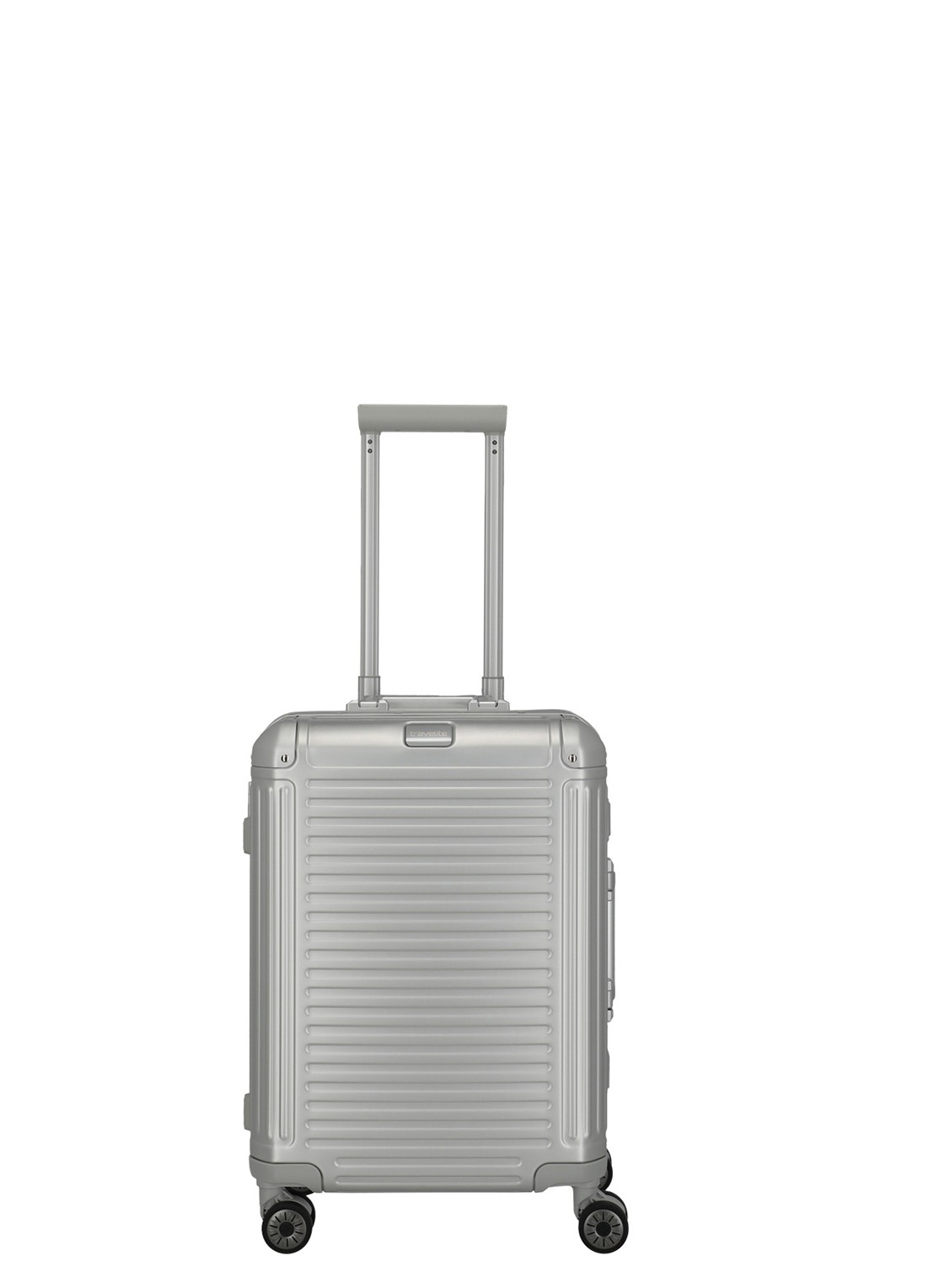 Travelite Next S spinner 55 cm - voorkant 4 zilver
