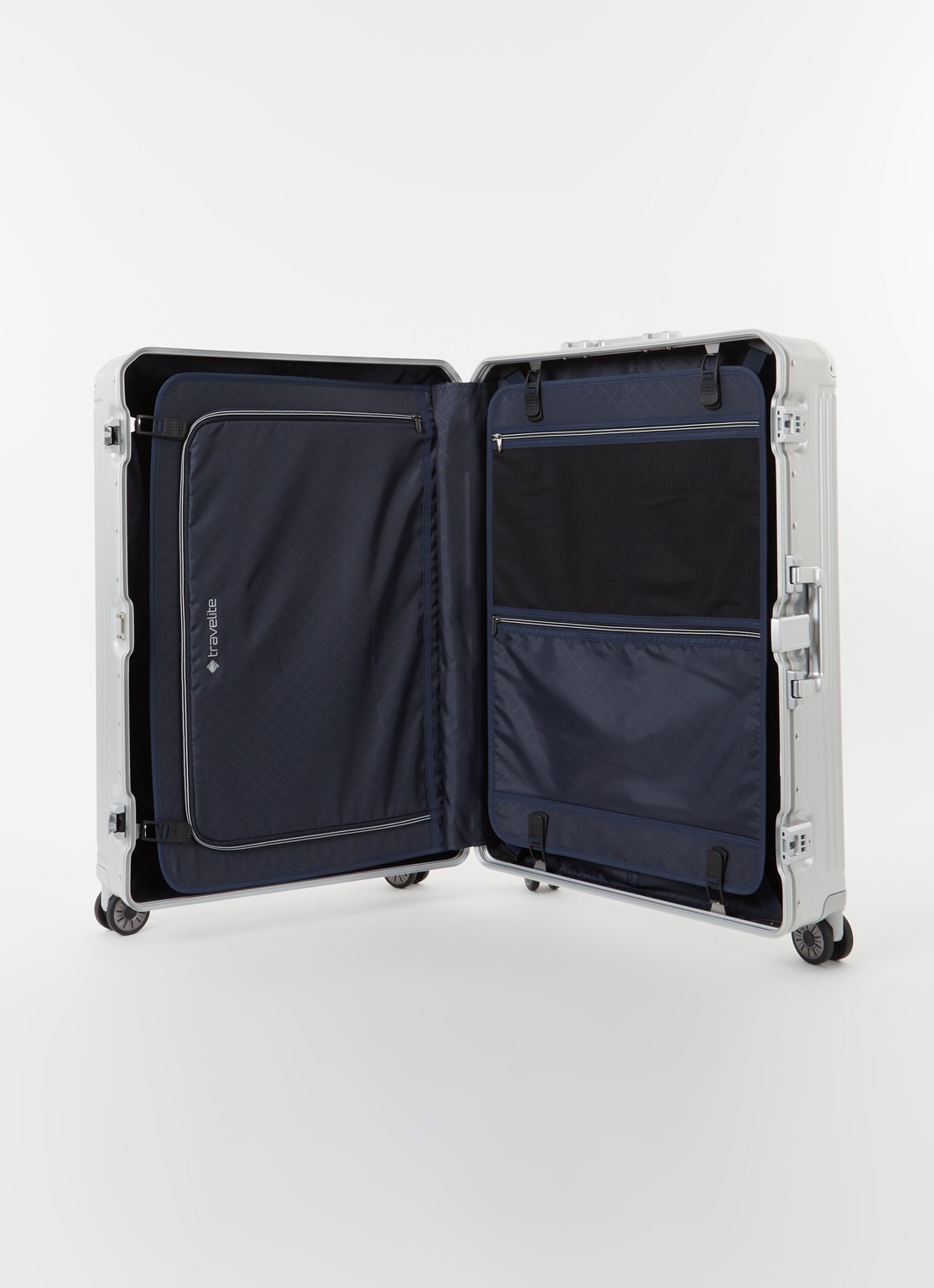 Travelite Next spinner 77 cm - detail 3 zilver