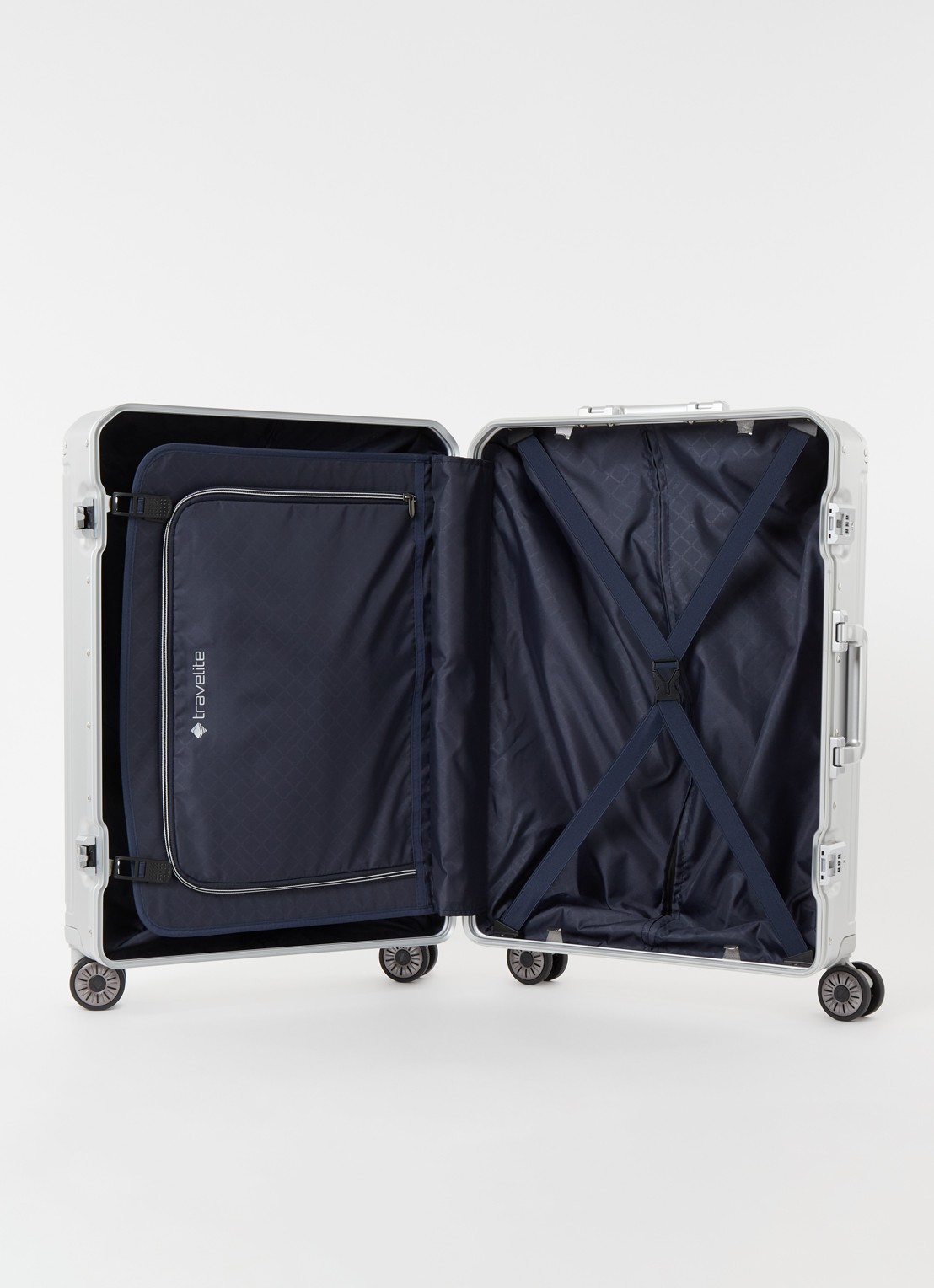 Travelite Next Spinner M 67 cm - detail 2 zilver