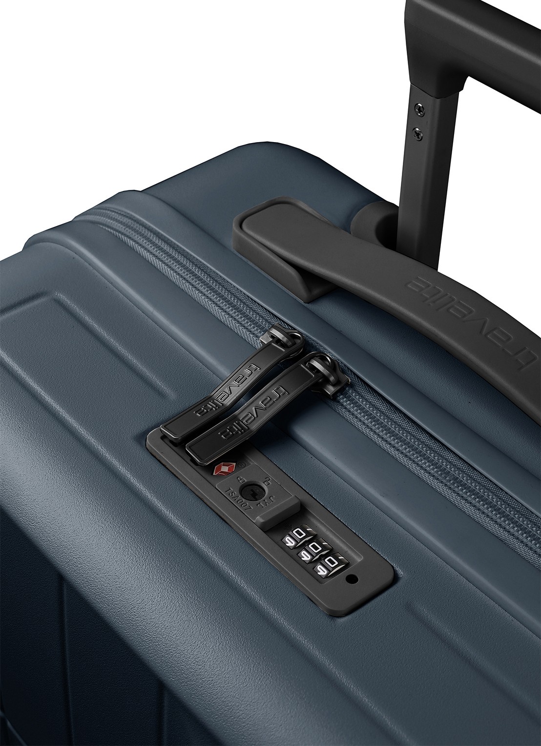 Travelite Panello spinner 55 cm - detail 4 donkerblauw