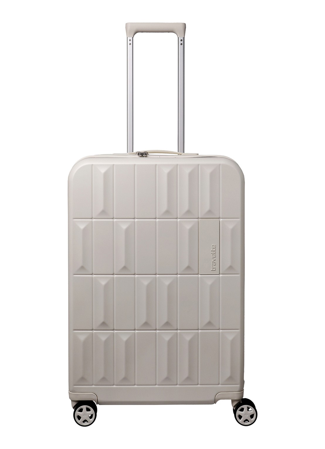 Travelite Panello vergrootbare spinner 65 cm - voorkant 2 wit
