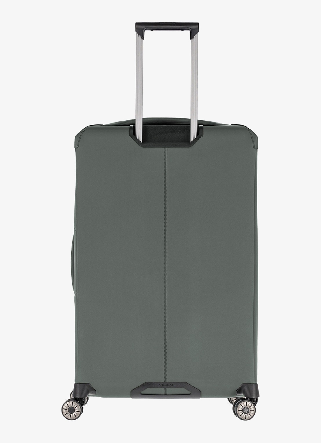 Travelite Priima L vergrootbare spinner 79 cm - achterkant 6 olijfgroen