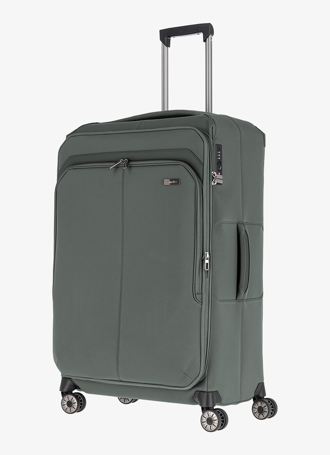 Travelite Priima L vergrootbare spinner 79 cm - detail olijfgroen
