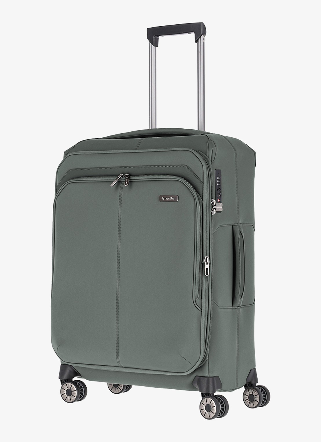 Travelite Priima M vergrootbare spinner 68 cm - detail 3 olijfgroen