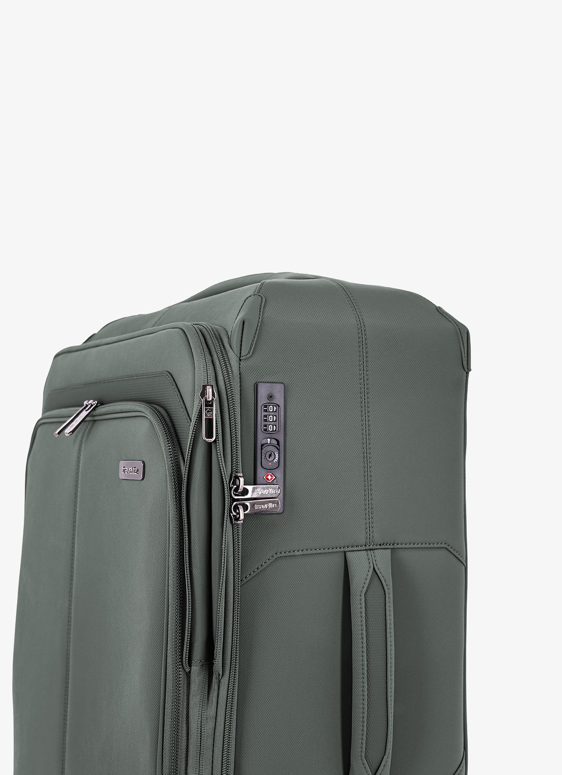 Travelite Priima M vergrootbare spinner 68 cm - detail 6 olijfgroen