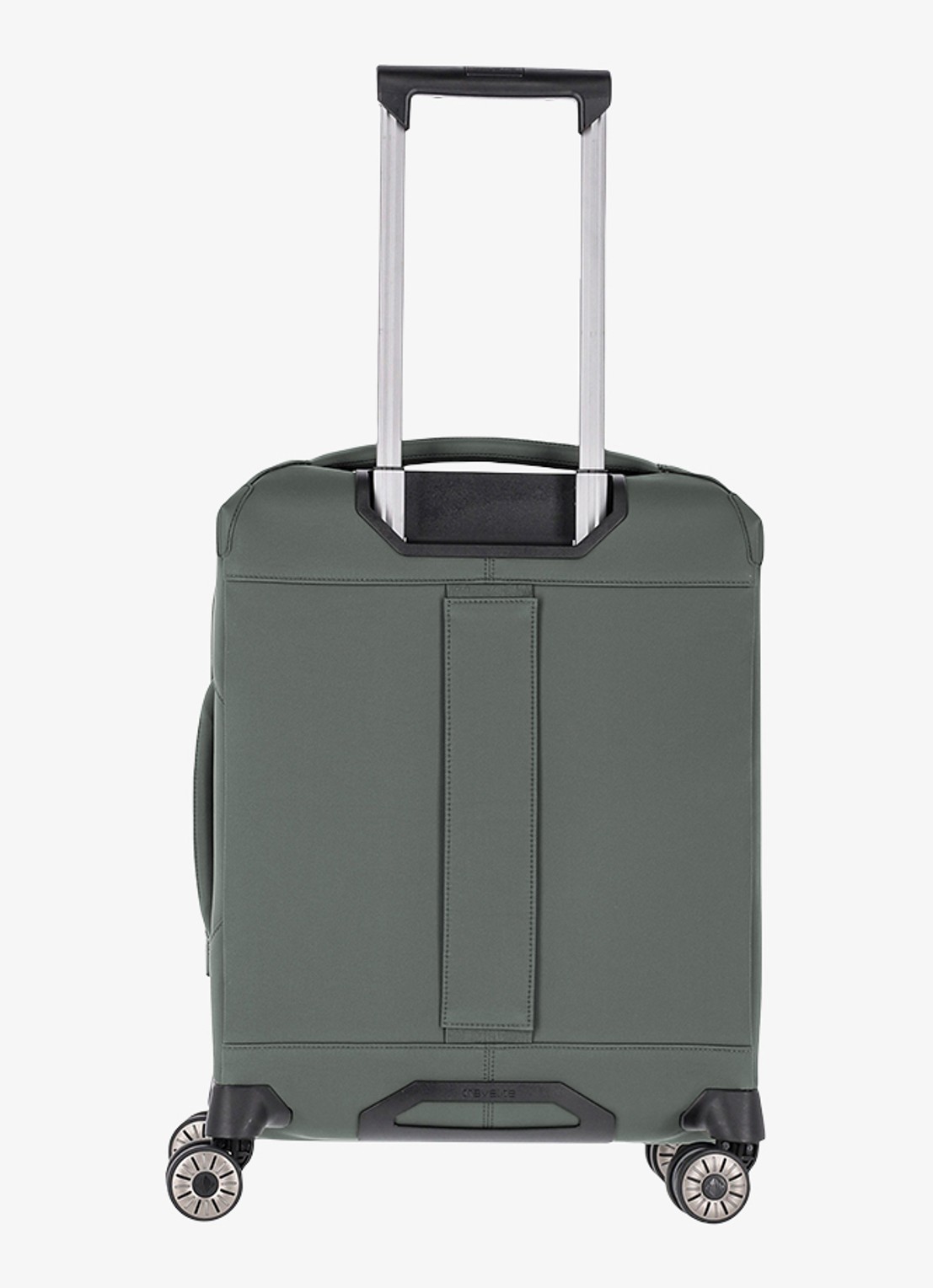 Travelite Priima S vergrootbare spinner 55 cm - achterkant 8 olijfgroen