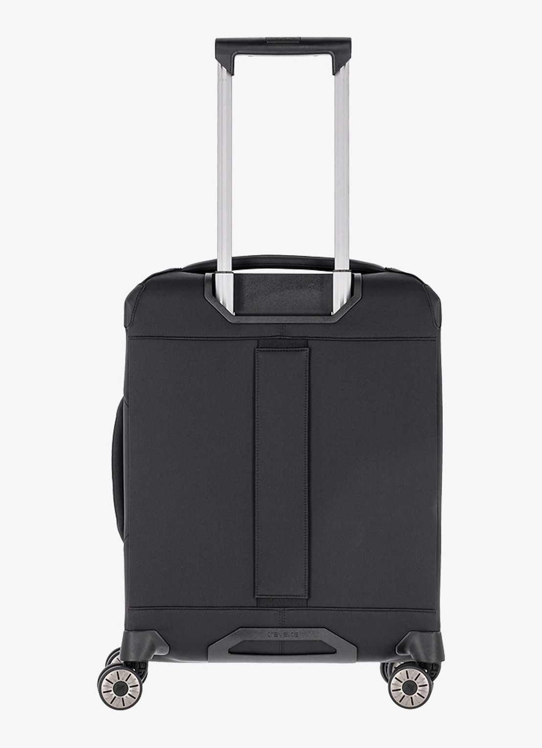 Travelite Priima vergrootbare spinner 55 cm - achterkant zwart