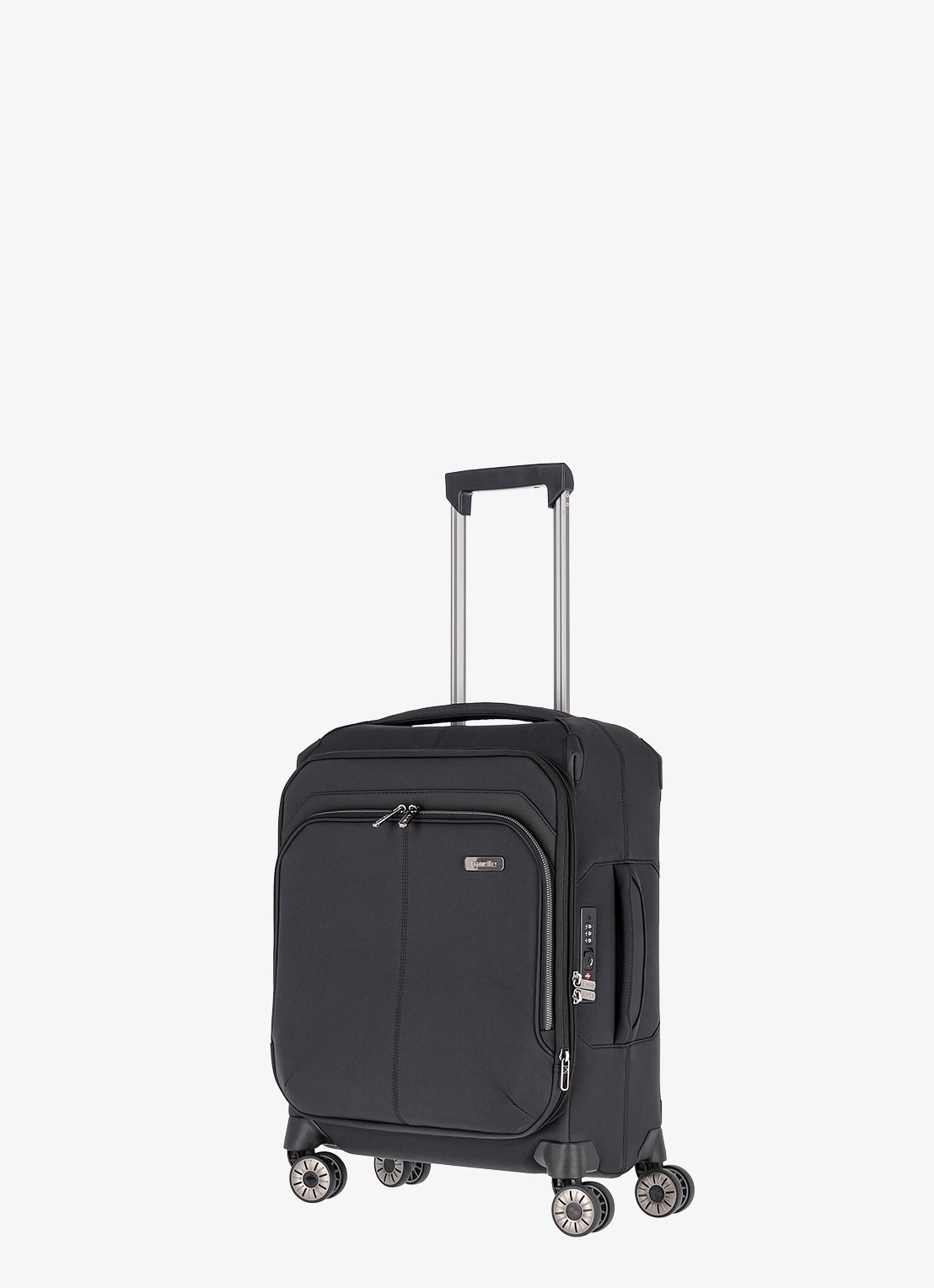 Travelite Priima vergrootbare spinner 55 cm - detail 2 zwart