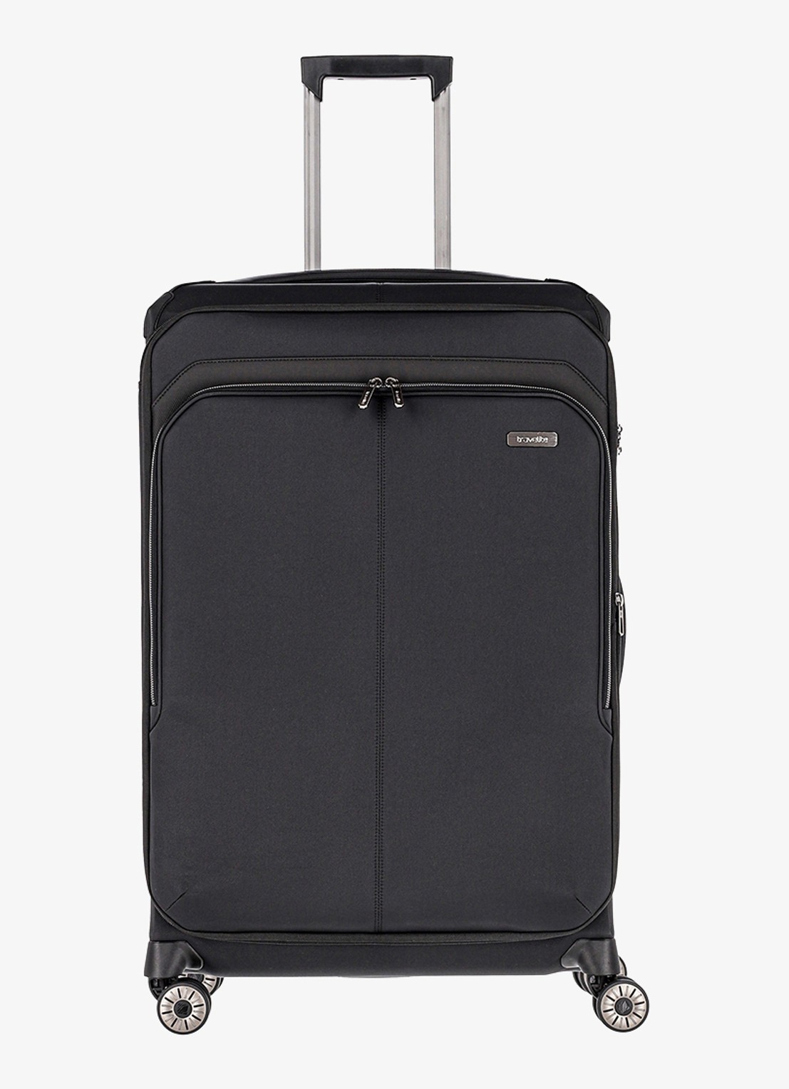 Travelite Priima vergrootbare spinner L 79 cm - voorkant zwart