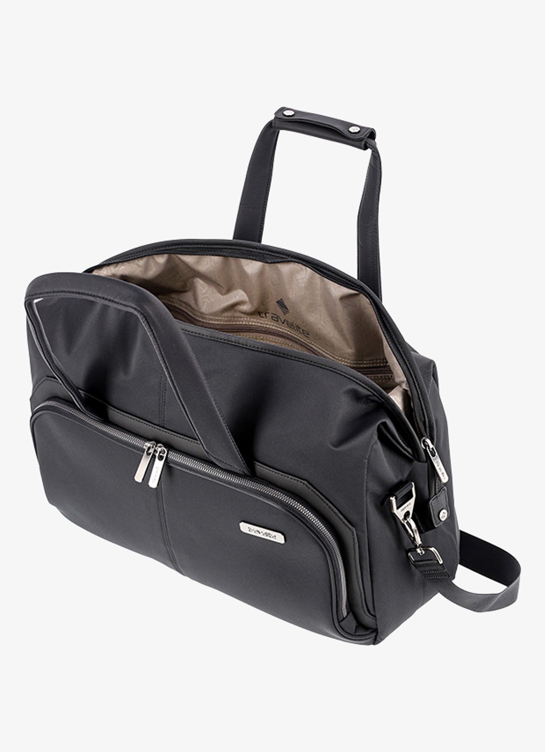 Travelite Priima weekendtas met afneembare schouderriem - detail 3 zwart