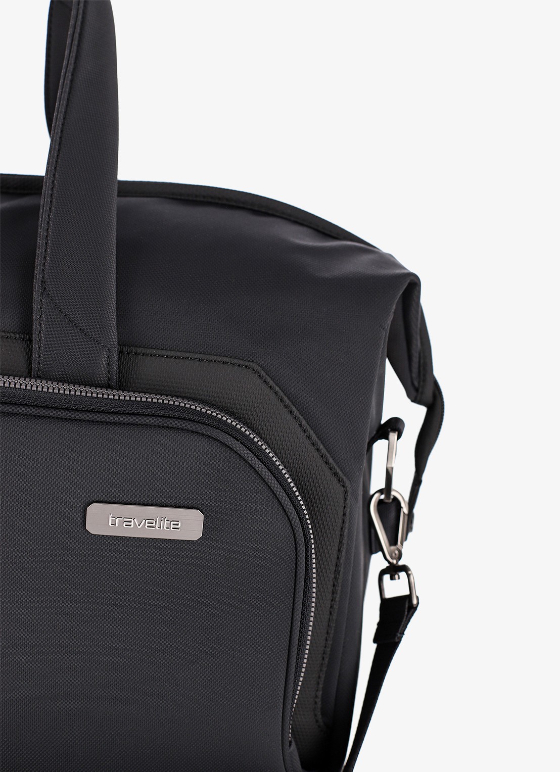 Travelite Priima weekendtas met afneembare schouderriem - detail 5 zwart