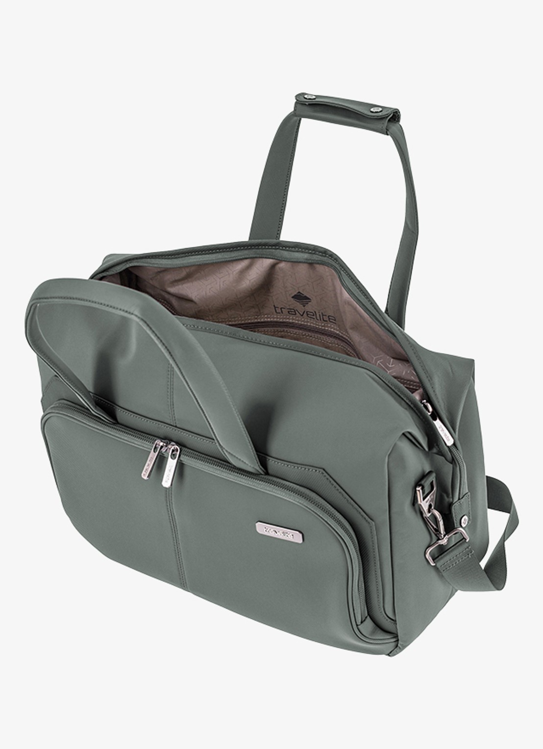 Travelite Priima weekendtas met afneembare schouderriem - detail 5 olijfgroen