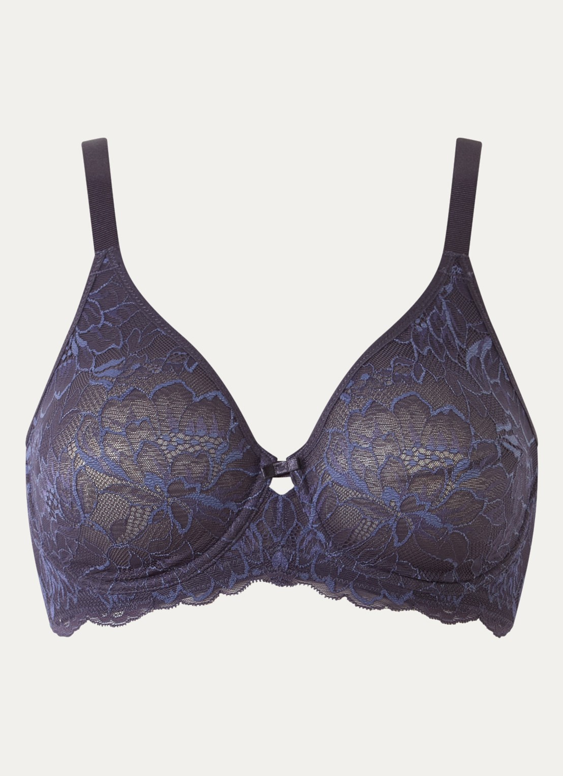 Triumph Amourette beugel bh van kant - voorkant indigo