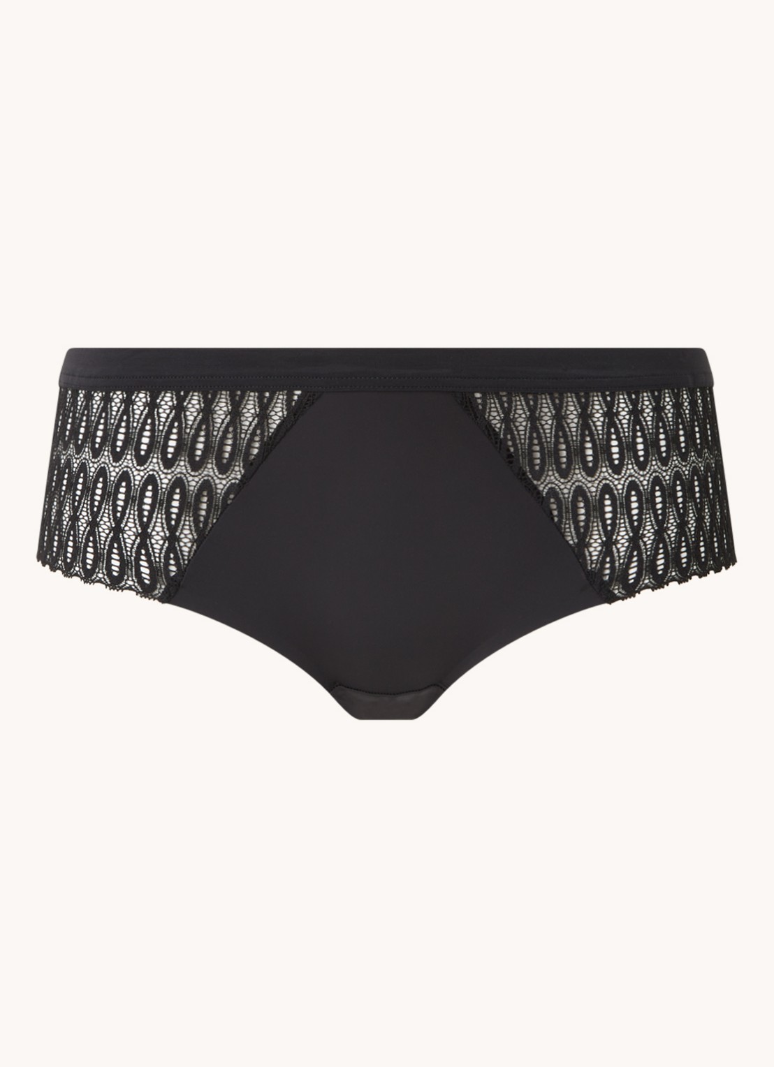 Triumph Aura hipster met kant - voorkant 4 zwart
