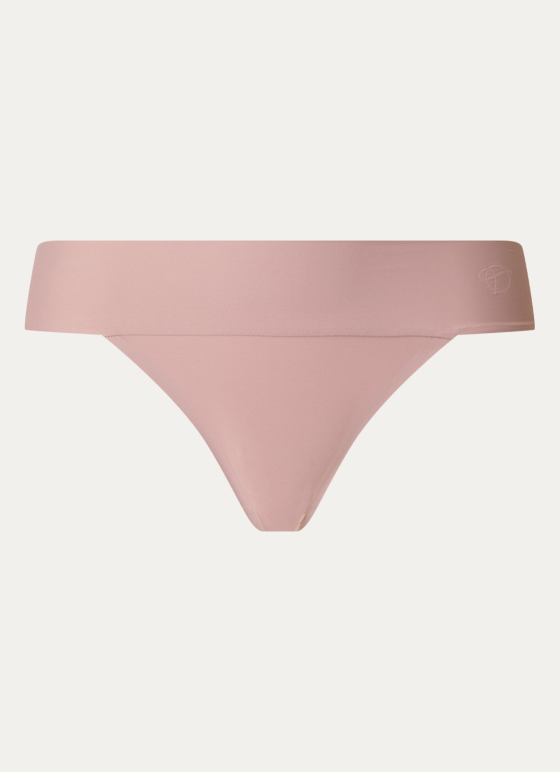 Triumph Body Make-Up Illusion naadloze string - voorkant 2 taupe
