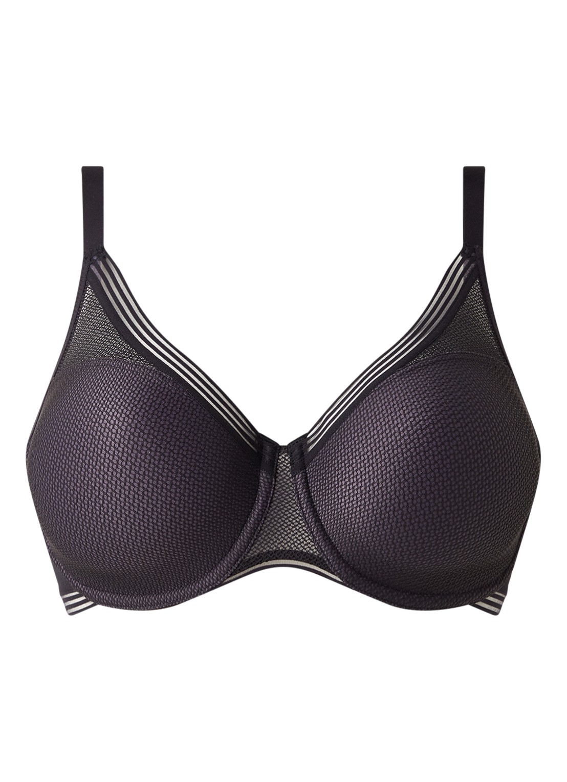 Triumph Infinite minimizer beugel bh met opengewerkte details - voorkant antraciet