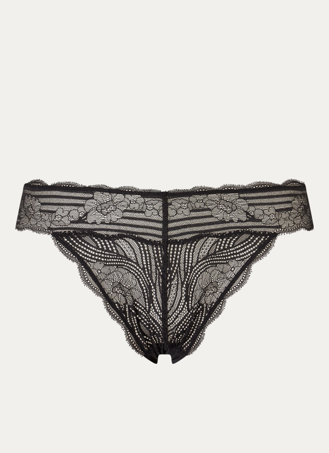 Triumph Lift Smart tanga van kant - voorkant 3 zwart