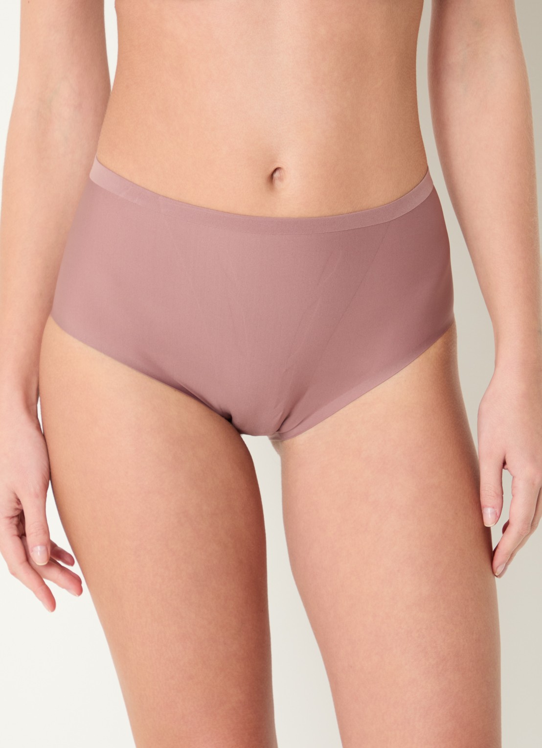 Triumph Shape Smart high waisted slip - detail 3 taupe