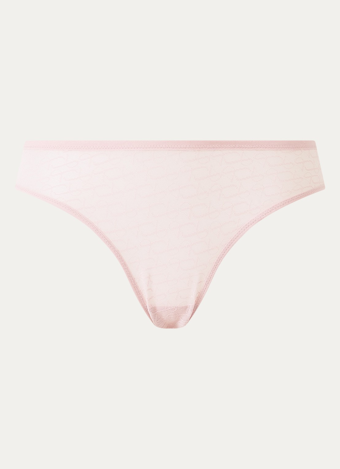 Triumph Signature Sheer slip van mesh met logoprint - voorkant lichtroze