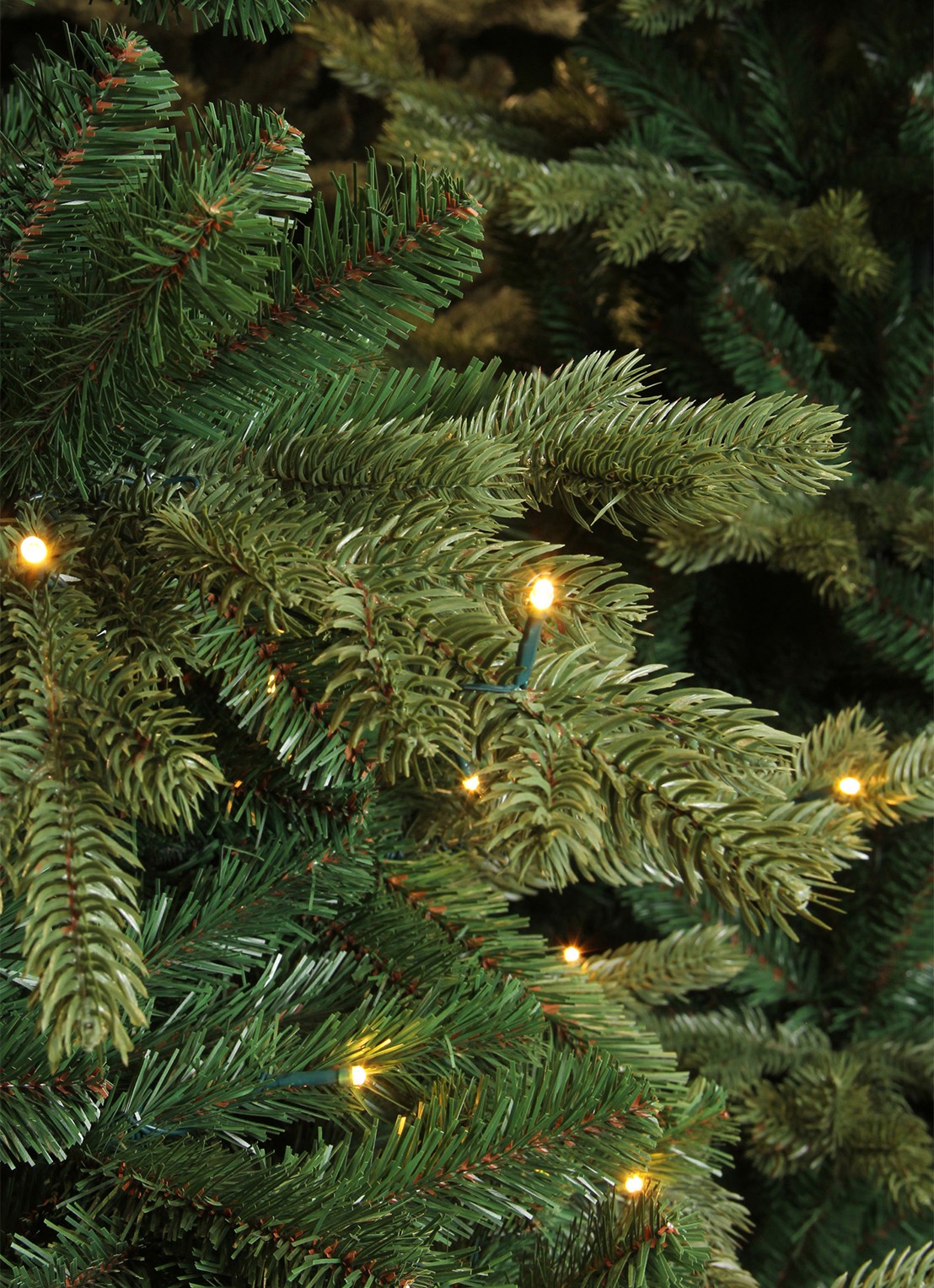 Triumph Tree Sherwood kunstkerstboom met LED verlichting 185 cm - detail 4 groen