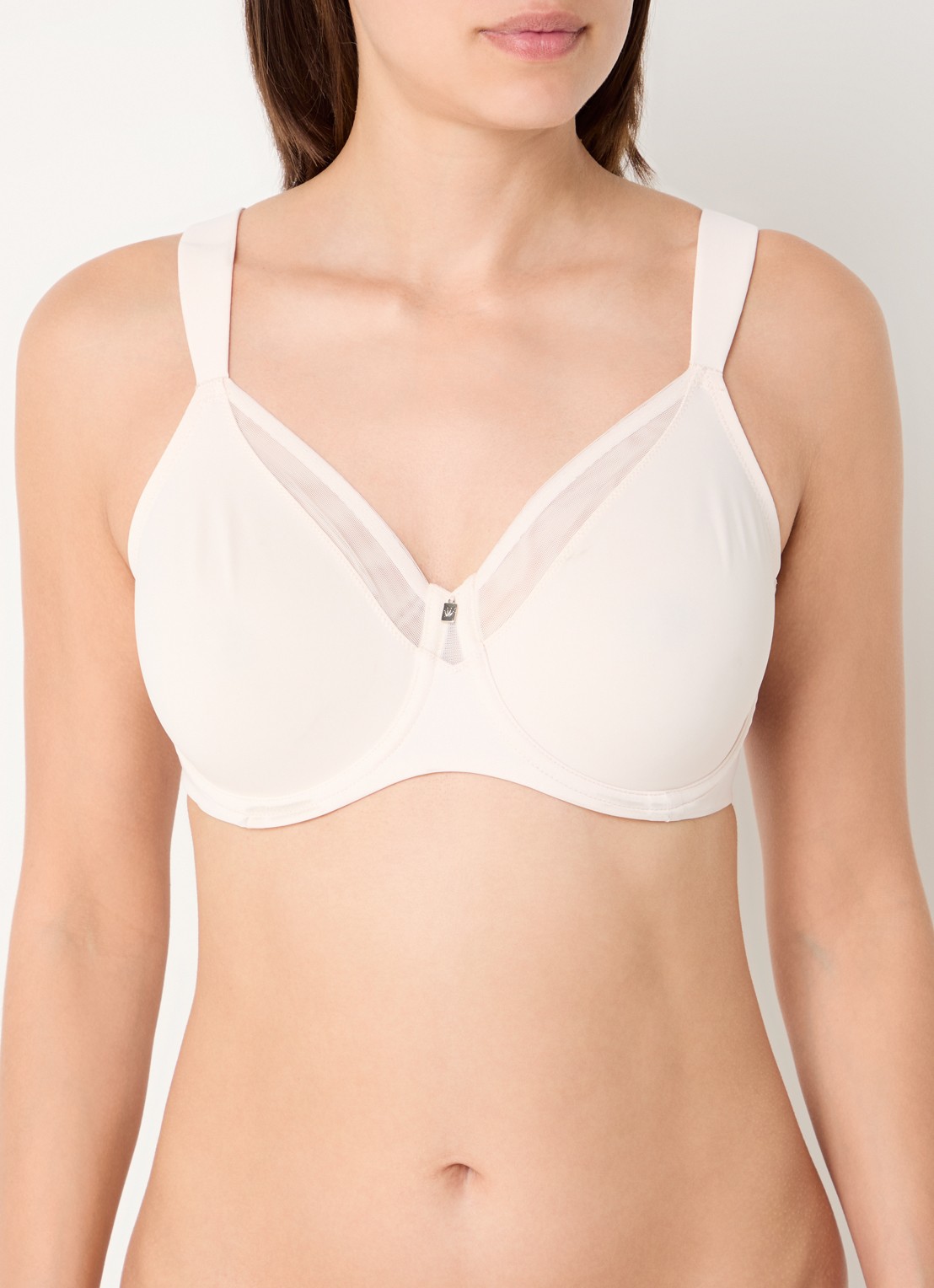 Triumph True Shape beugel bh met mesh - detail creme