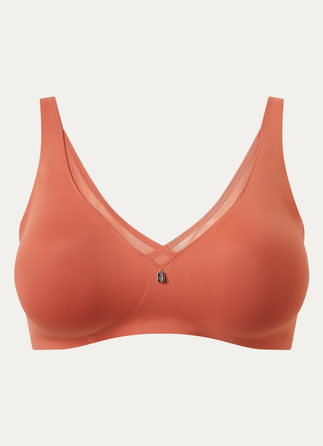 Triumph True Shape Sensation minimizer bralette - voorkant donkeroranje