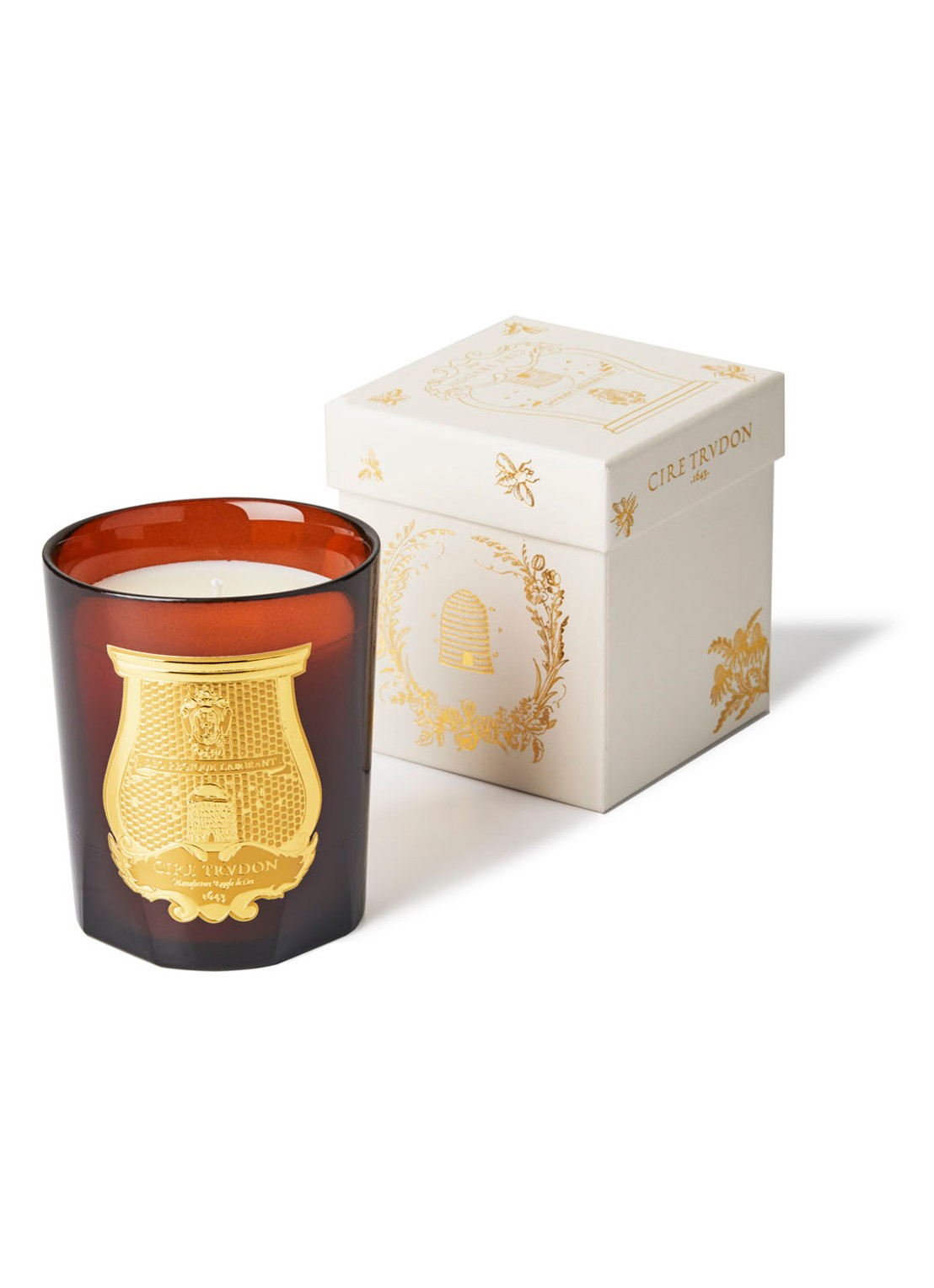 Trudon Beewax Absolute geurkaars - detail 3 oranjebruin