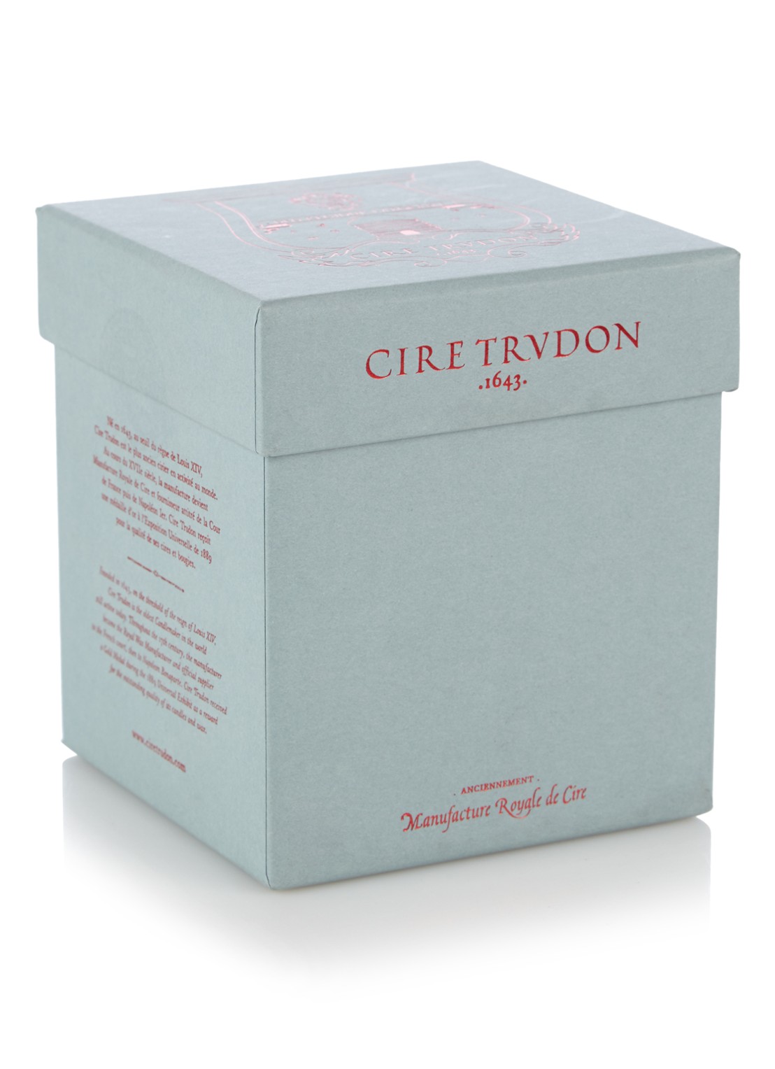Trudon Cyrnos geurkaars - detail olijfgroen