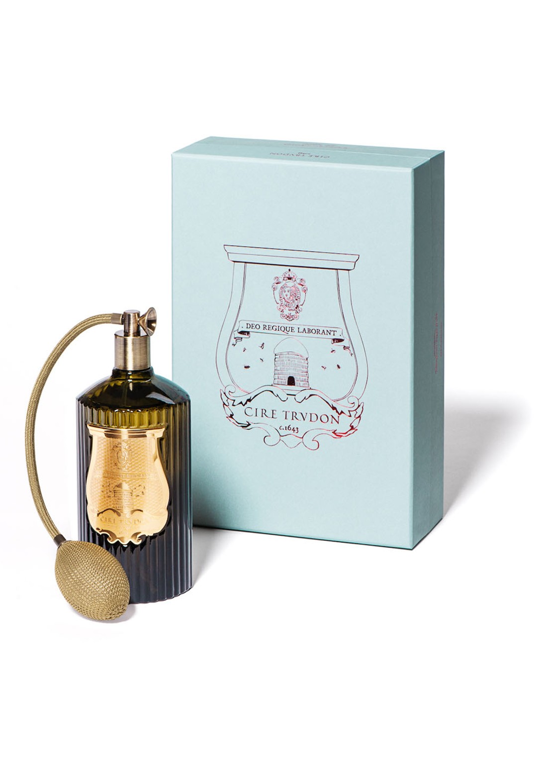 Trudon Ernesto geurspray 375 ml - detail olijfgroen