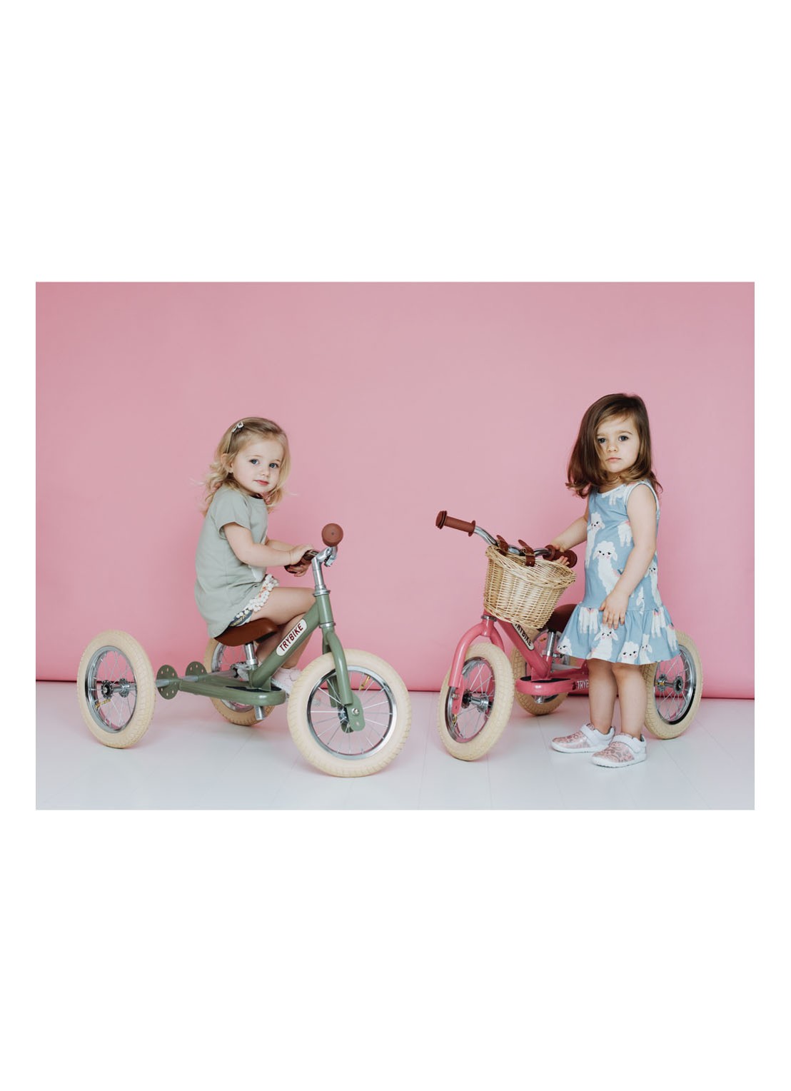 Trybike 2-in-1 loopfiets van staal - detail 4 roze